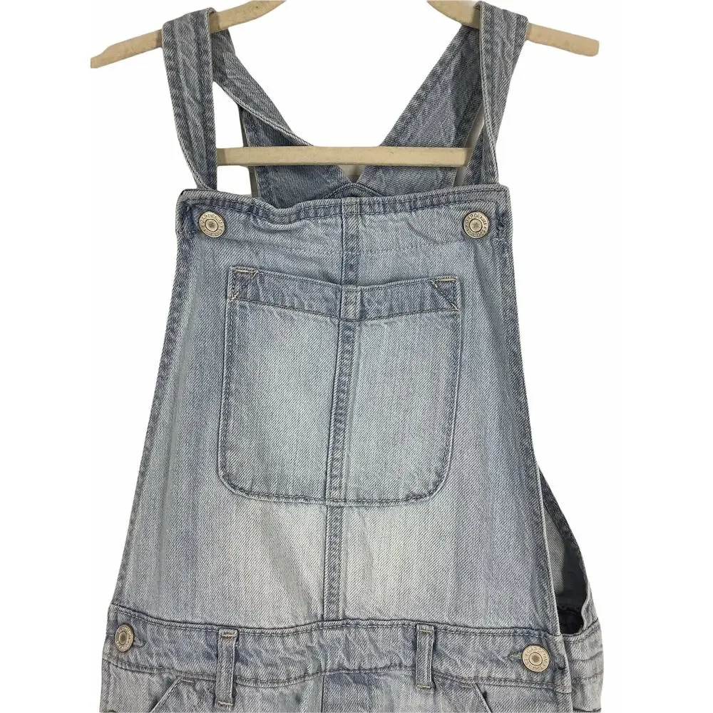 Gap Girl's Blue White Ombre Shortall Overalls Kids Youth Size XL